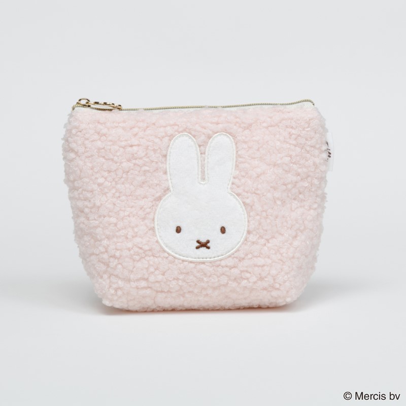 Miffy BOA 台形ポーチ/ピンク